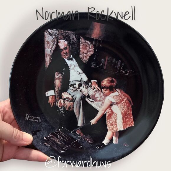 Norman Rockwell Heritage Collection Limited Edition Plate “The Dreamer” - Picture 1 of 9